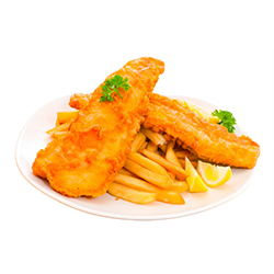 Battered Fish and Chips